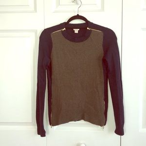 J. Crew Zipper Sweater